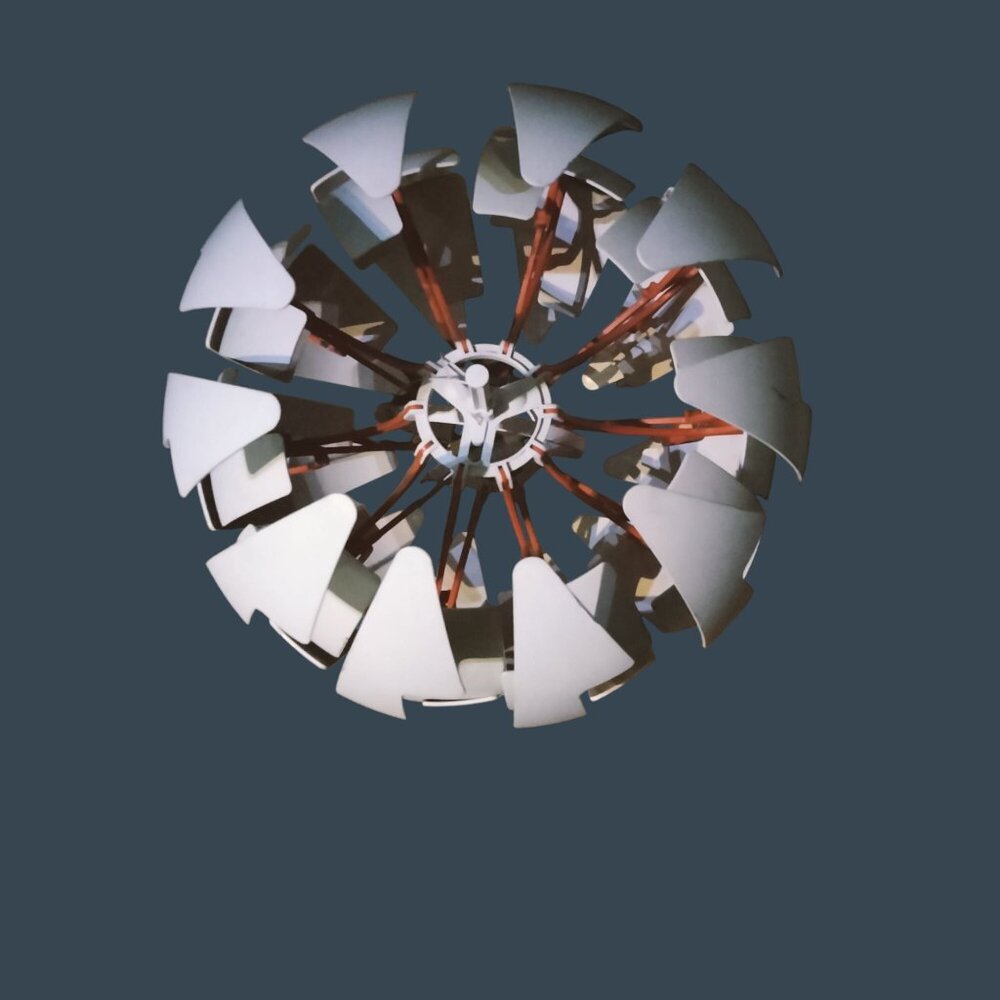 Ikea White Globe Pendant Lamp  Geometric Puzzle Design PS 2014 Like Death Star - Picture 5 of 11